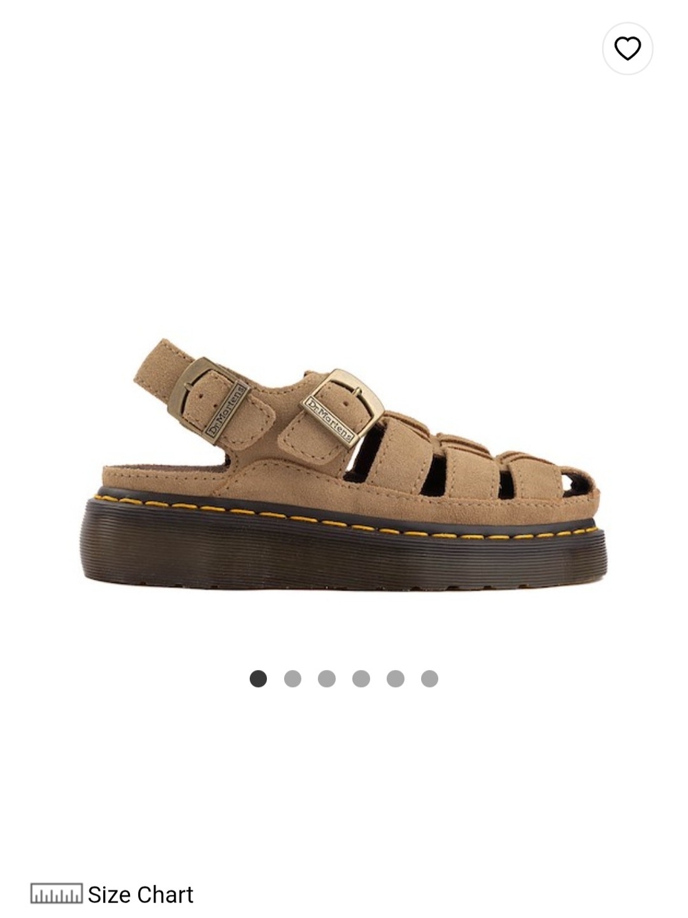 Dr. Martens Wrenlie Fisherman Sandal - Savannah Tan - Picture 4 of 7